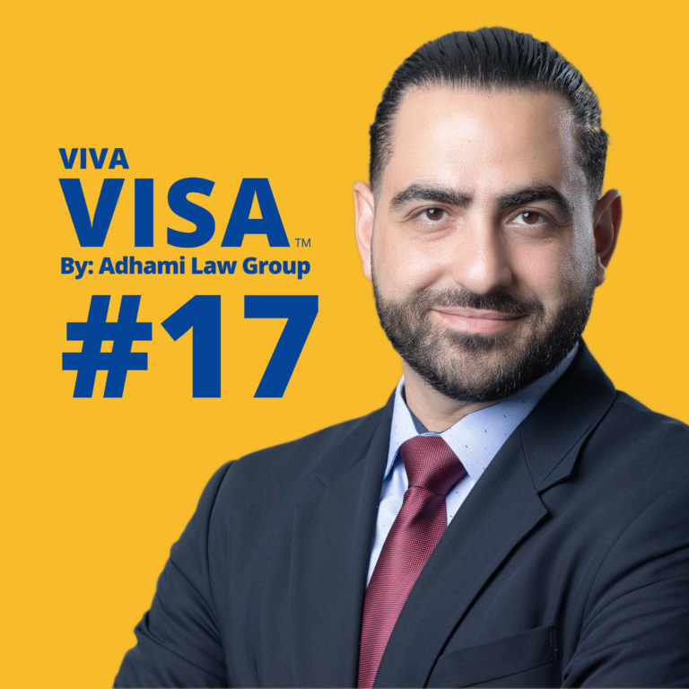 Episodio 17 del Podcast VivaVisa sobre el asilo en los EE.UU., presentado por el abogado Kousha Adhami.