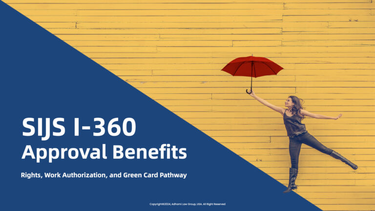 Immigration attorney supporting SIJS I-360 Approval Benefits for minors seeking green card guidance.